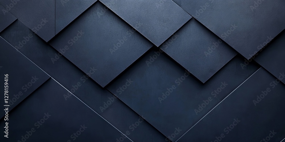 Aufkleber a modern, geometric pattern in shades of blue creating a sophisticated backdrop, with strong lines a