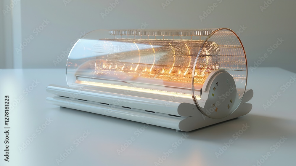 Poster modern environmental light source with transparent design and soft ambient glow for home or office u