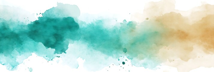 Watercolor Abstract Paint Splatter Background