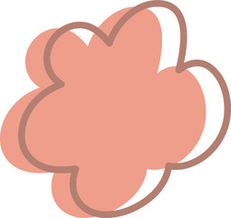 Abstract Cartoon Elements with Playful Curves