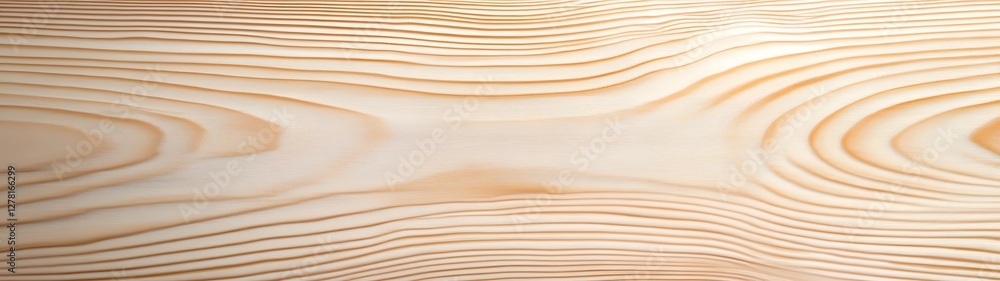 Aufkleber Closeup detailed view of a natural wooden surface with a distinctive grain pattern knots and a smooth weathered texture  This image can be used as a background or template for product displays