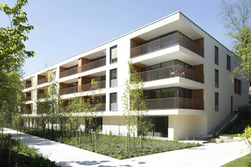 modern apartment building