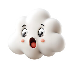 Obraz premium 3d icon cloud
