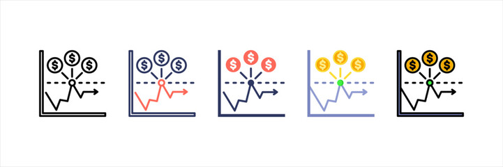 Take Profit Multistyle Icon Set