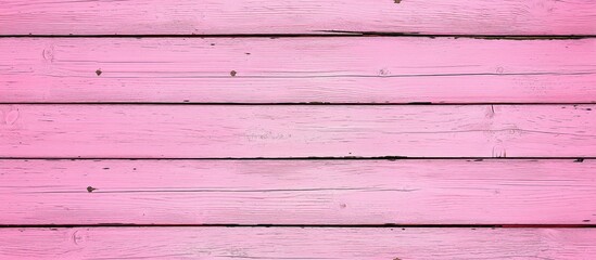 Obraz premium Seamless wood pink background with a rustic table texture and weathered surface. The light tones evoke summer, featuring aged board and wooden floor, viewed from above in a rustic setting