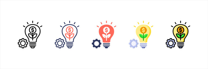 Innovation Multistyle Icon Set