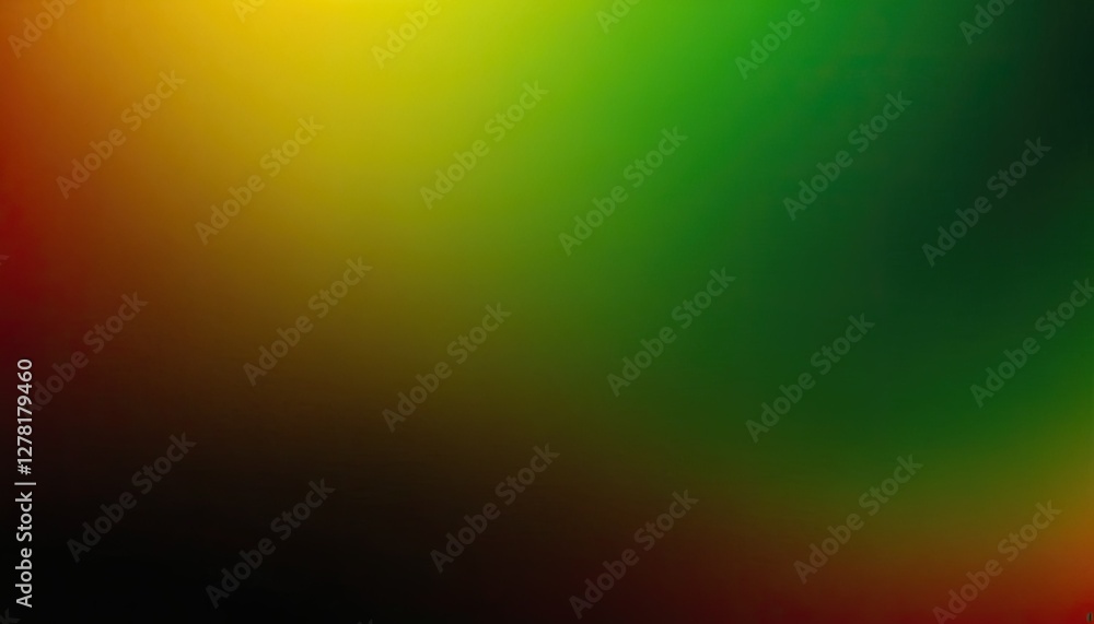 Poster grainy noise gradient curl on black background with flowing colors from green to red 9