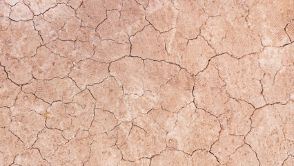 The ground has cracks in the top view for the background