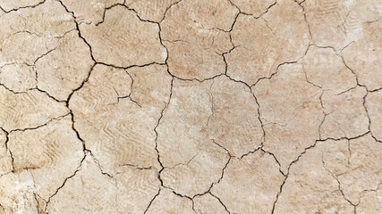 The ground has cracks in the top view for the background
