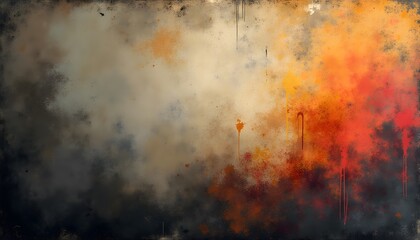 Fototapeta premium Grunge-Style Abstract Background with Distressed Textures and Earthy Color Mix
