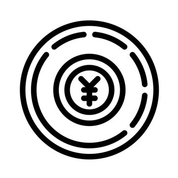 recommend clip art: Icon Money Yen With Style Outline