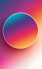 Fototapeta premium Abstract Gradient Background with Circular Shape and Soft Light Effect