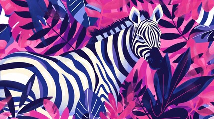 Vibrant Viva Magenta 2023 Color of the Year Seamless Pattern