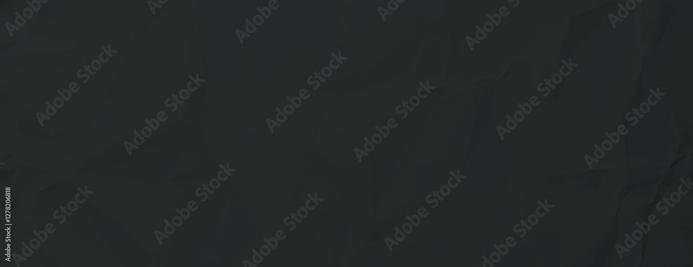 Poster dark black background with a crumpled texture. the black background adds depth and a subtle, texture