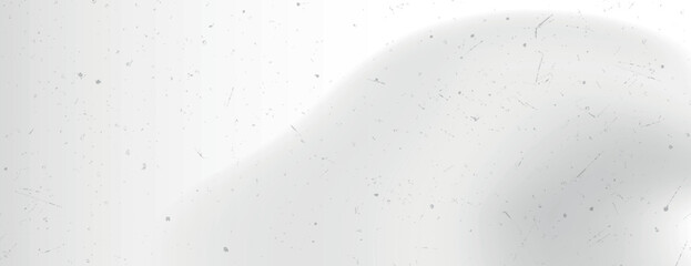 White background with a subtle gradient and speckled texture. The background is smooth and white with a minimalist style. Digital background vector. Gray background.