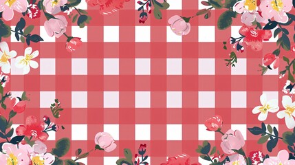Seamless Pattern for Viva Magenta Color Trend 2023