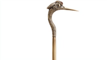 Obraz premium Elegant Hairpin with Slender Design and Sculpted Bird Head