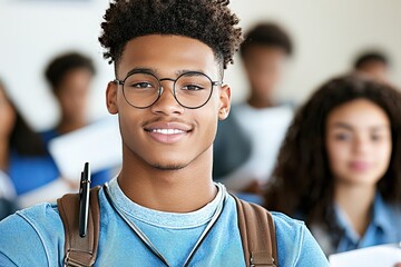 A group of students participating in an interactive e-learning session together.