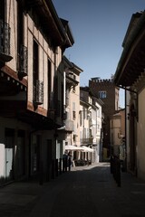 Fototapeta premium View of Monza city downtown near Milan