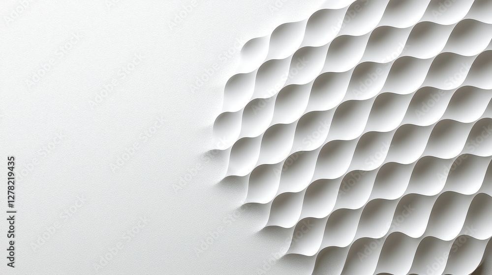 Poster dynamic wave pattern design modern studio abstract art minimalist environment close-up view visual c