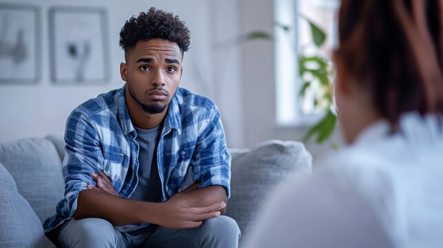 Elder abuse concerns raised by a senior in a cozy living room during a check-up. Featuring safety and intervention