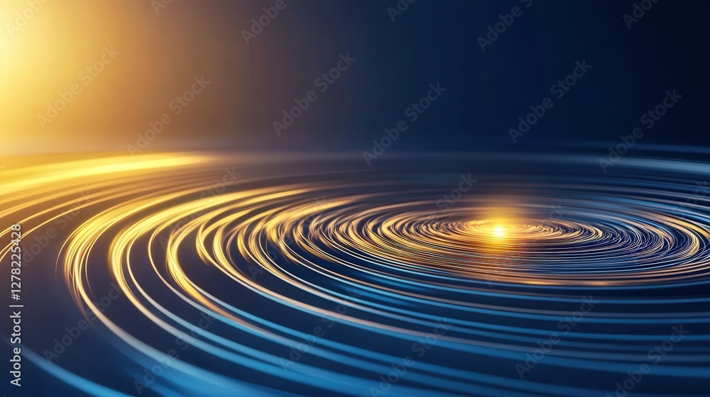 Poster abstract swirling light patterns create a luminous cosmic effect