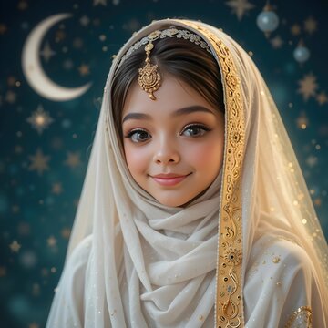 Best Ramadan Piture For cute Girl 