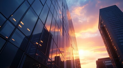 Federal Reserve building with vibrant sunset. Featuring monetary policy and economic regulation