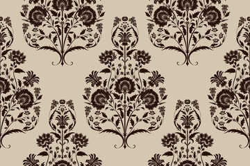 Motifs African boho paisley Floral Ikat pattern embroidery border. Ethnic ikat floral Ethnic Indian Pattern Ikat pattern Ethnic Pattern.Border indian floral Aztec embroidery border seamless patterns.