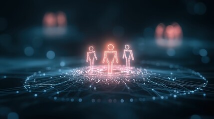 Ai-powered assistants optimizing compressed scale management in futuristic digital environments