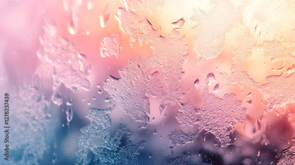 Poster Mesmerizing Prismatic Abstract Background with Fluid Gradient and Kaleidoscopic Fractal Patterns  Captivating digital with dynamic futuristic and otherworldly visual effects