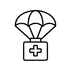 aid supplies icon, aid supplies line art - simple line art of aid supplies, perfect for aid supplies logos and icons