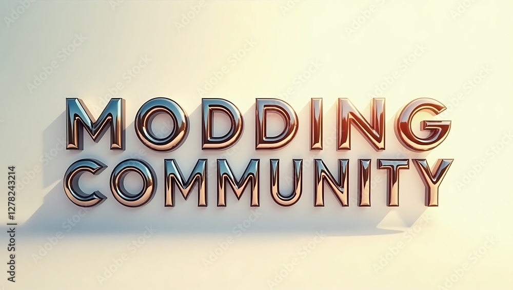 Poster modding community text - activities and collaborations online