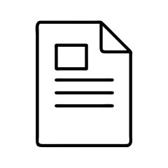 file format icon, file format line art - simple line art of file format, perfect for file format logos and icons