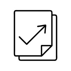 resolution icon, resolution line art - simple line art of resolution, perfect for resolution logos and icons