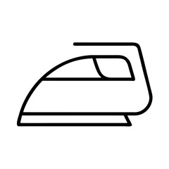 iron icon, iron line art - simple line art of iron, perfect for iron logos and icons