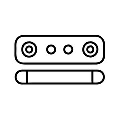 laptop icon, laptop line art - simple line art of laptop, perfect for laptop logos and icons