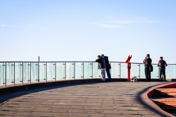 scene of Batumi view point with peoples