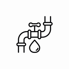 plumbing repair service icon vector sign