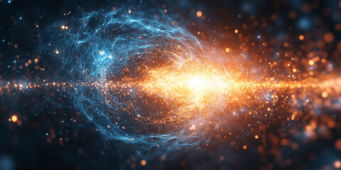 Exploring the captivating evolution of quantum mechanics throughout history banner, wallpaper