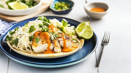 Grilled Fish Tacos with Spicy Orange Sauce - A Flavorful Culinary Delight