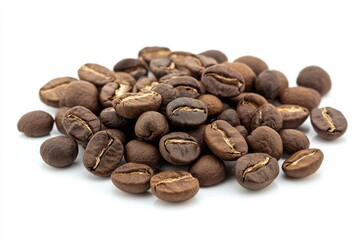 Freshly roasted coffee beans ready for brewing in a cozy kitchen setting