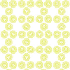 seamless background with flowers