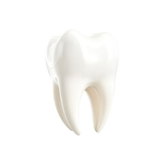 A single healthy white tooth on black background dental care oral hygiene