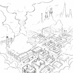 Obraz premium Soot and Exhaust Stains