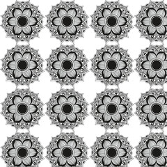 seamless pattern with gear wheels
