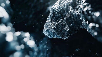 Obraz premium Abstract Rock Formations: A Deep Dive into the Mysterious Cave