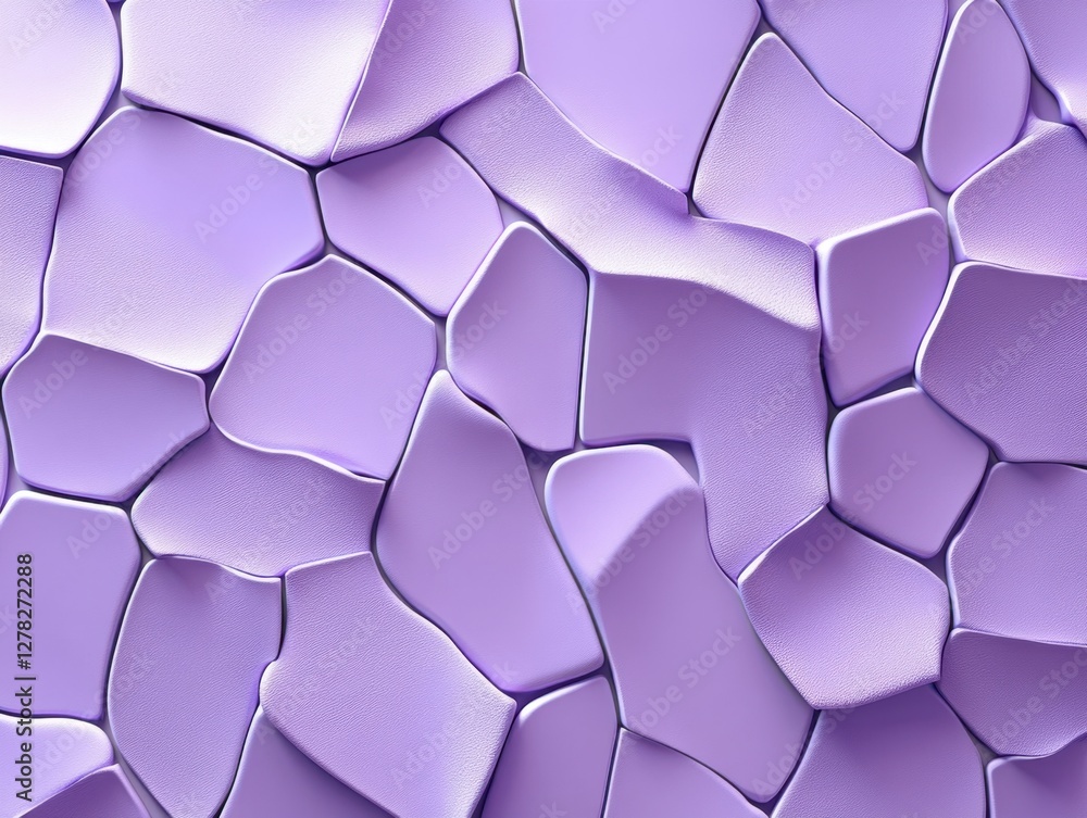 Poster abstract organic texture in pastel violet tones with soft shadows and smooth surface for creative ba