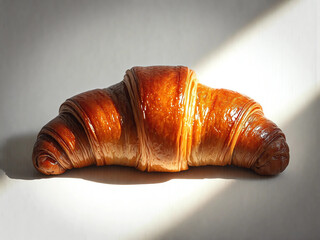 Frisch gebackenes Croissant