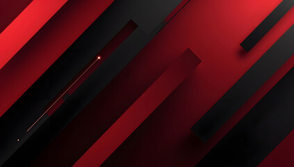 Obraz premium Bold Modern Abstract Background with Black and Red Tones and Geometric Shapes